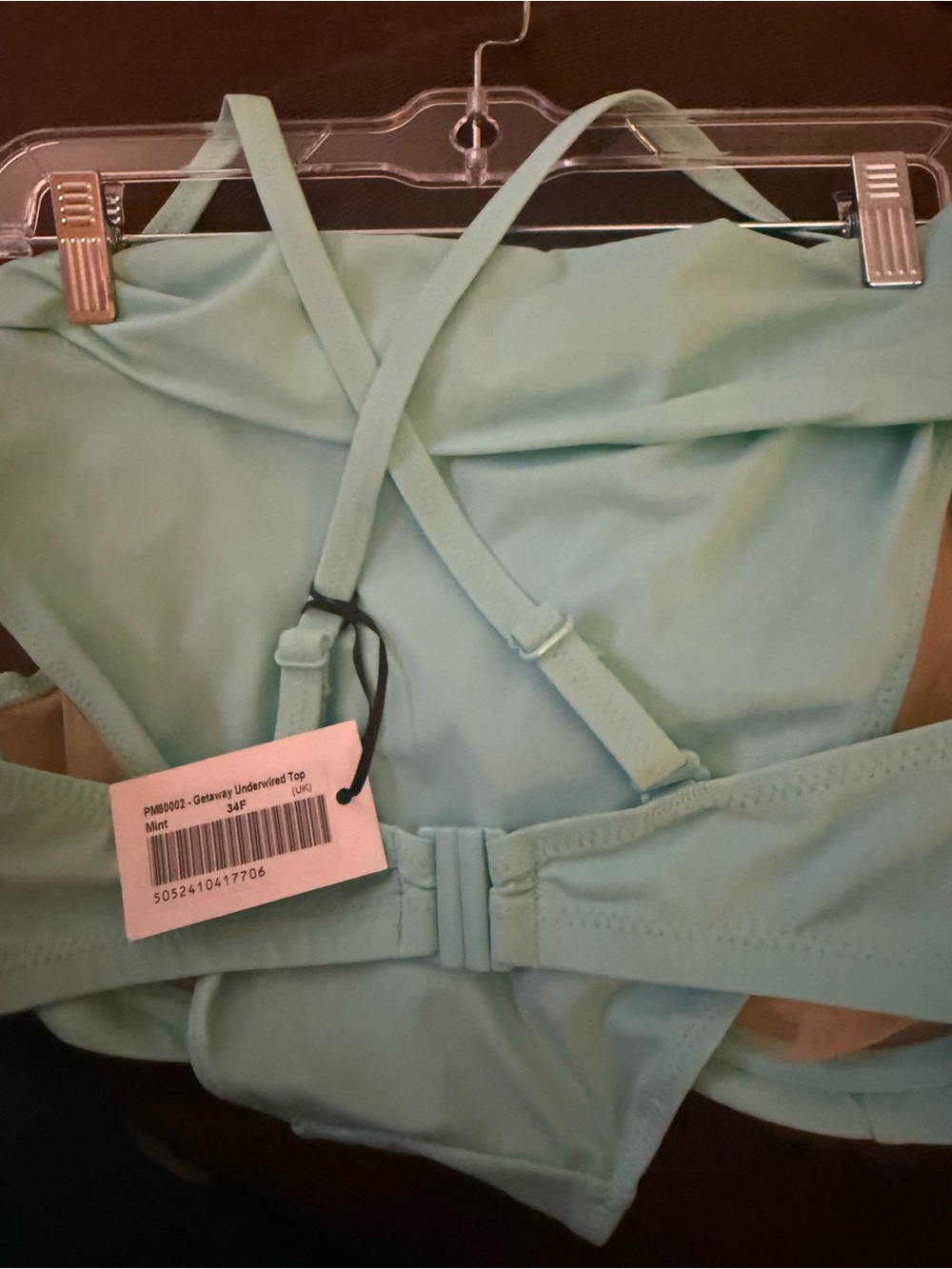Women’s Pour Moi Mint Green High-Waist Bikini Set - Picture 6 of 9